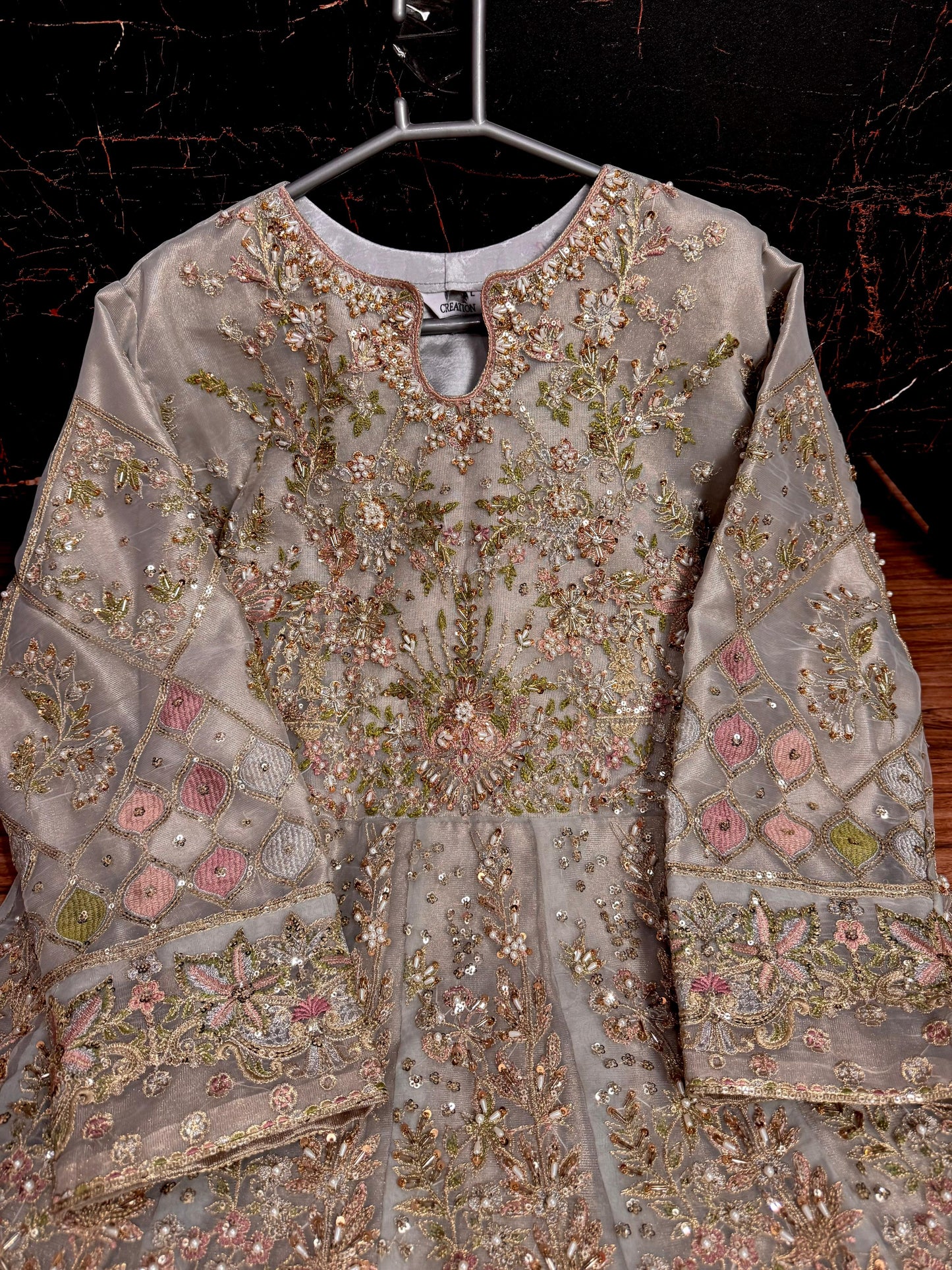 Mimosa (GREY WITH PINK)