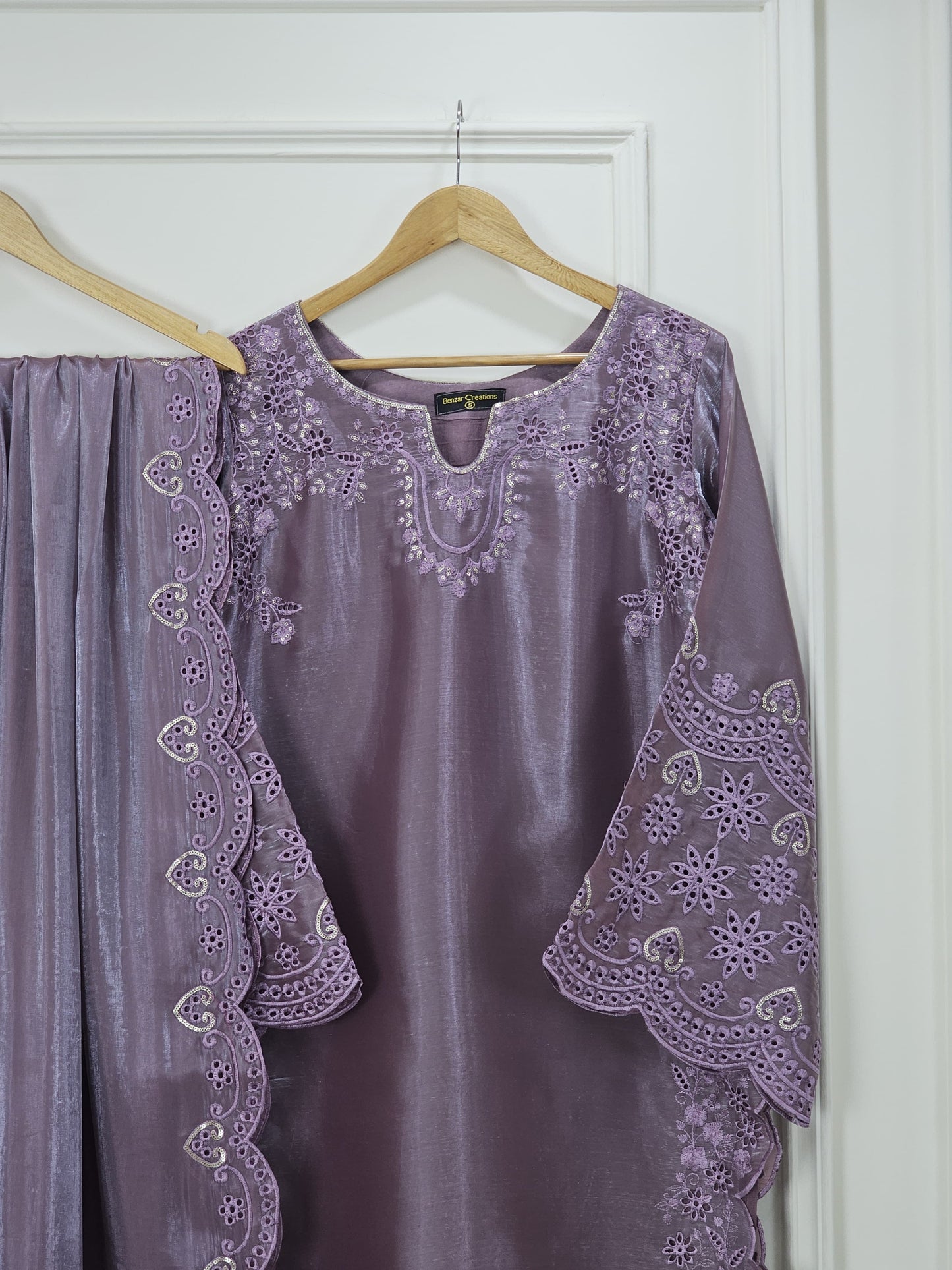Azalea 2 Pc shirt and dupatta (LAVENDER PURPLE)