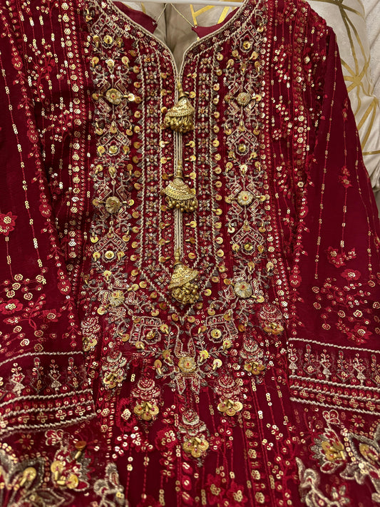 Aster (REDISH MAROON)