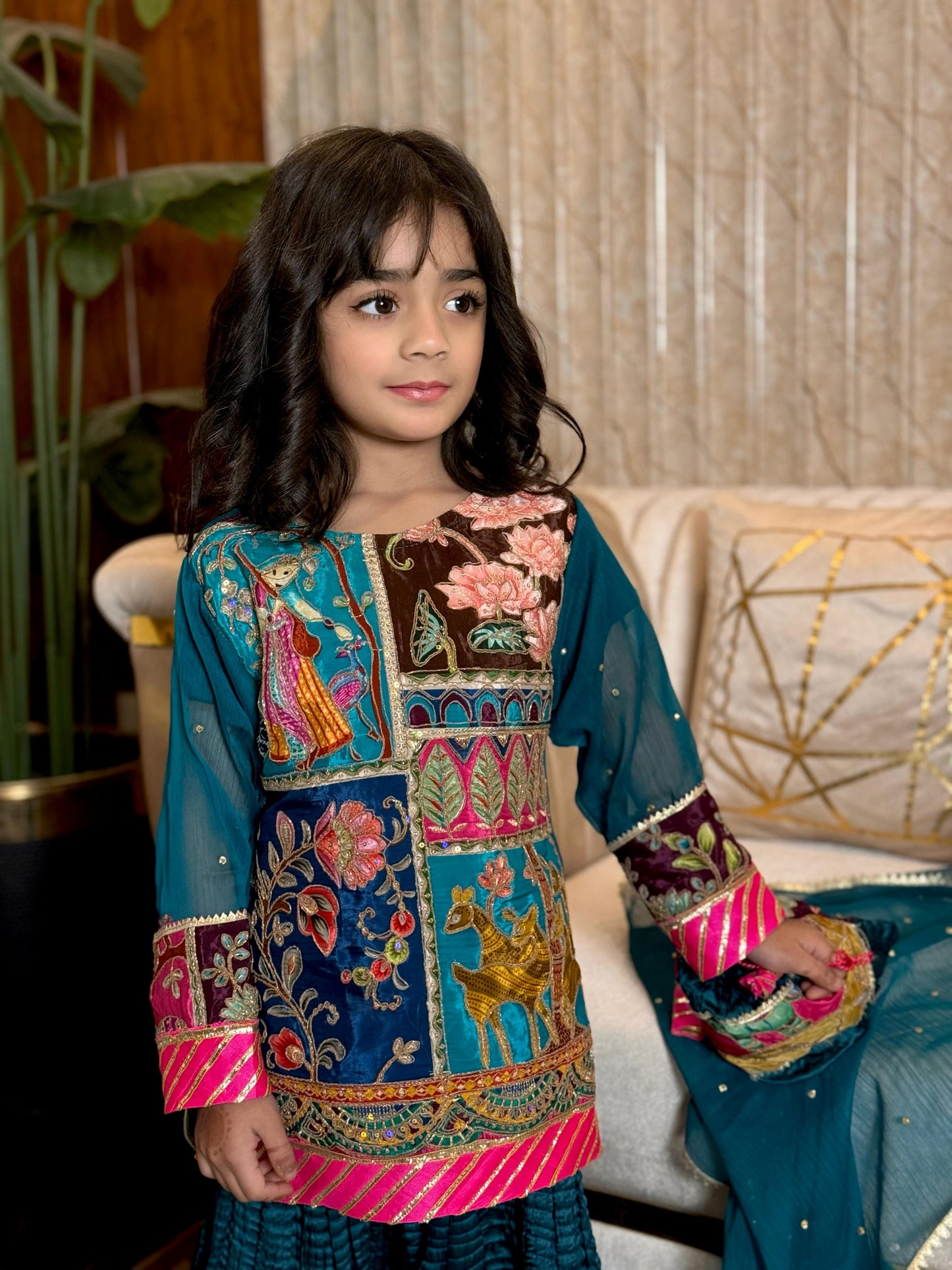 Lupine kid (1-6 years) (TEAL BLUE)