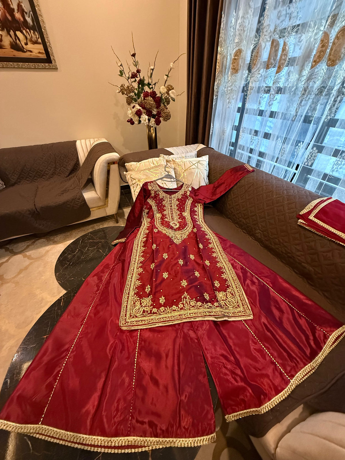 BANARASI HOMEMADE (MAROON)