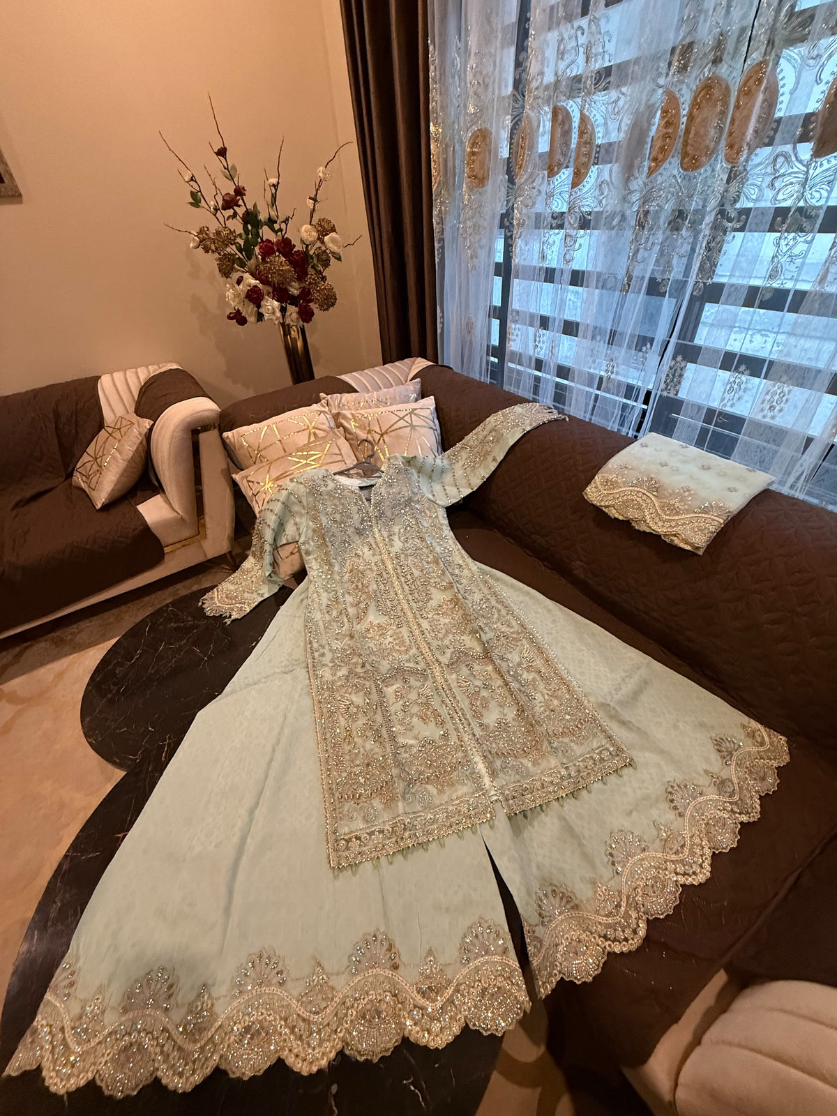 QAISERYA (SAGE BLUE)