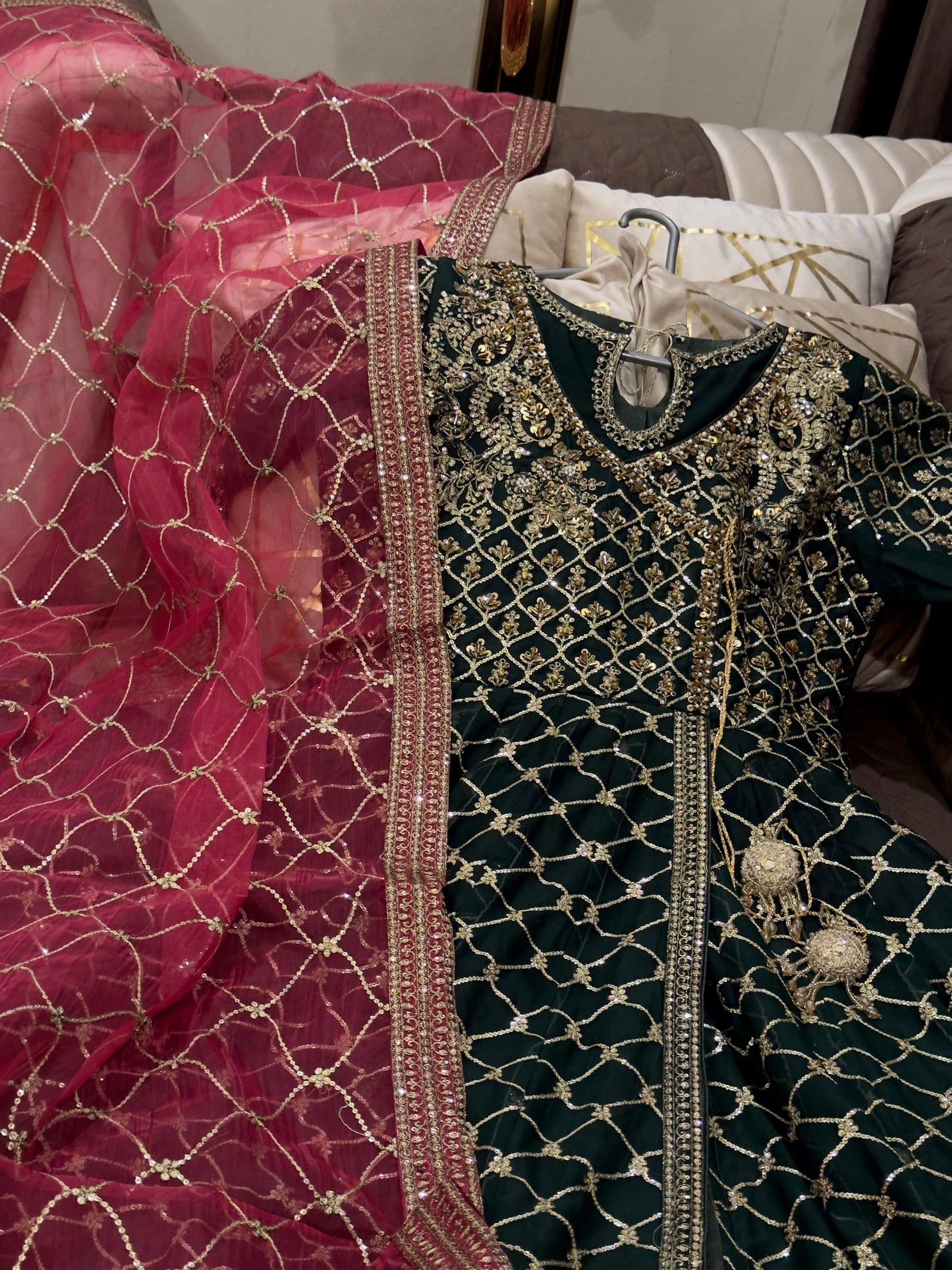 Gladiolus (GREEN and PINK)