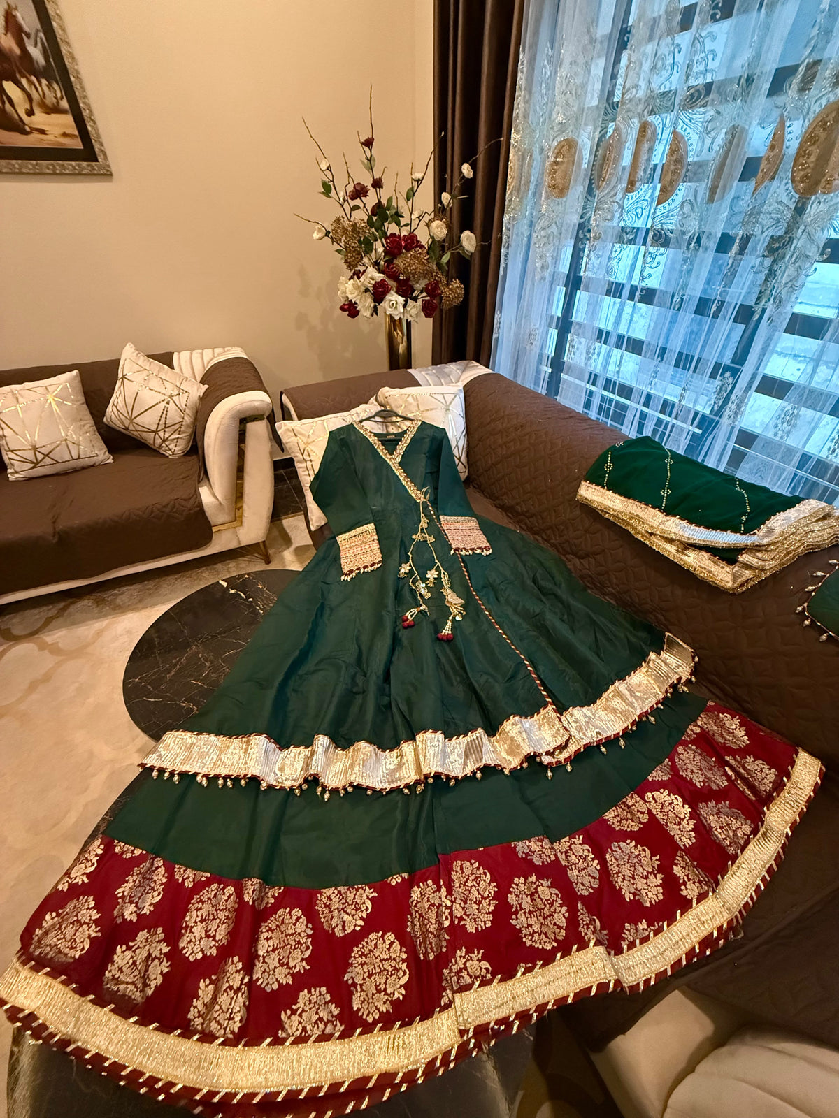 LAILA (BOTTLE GREEN)