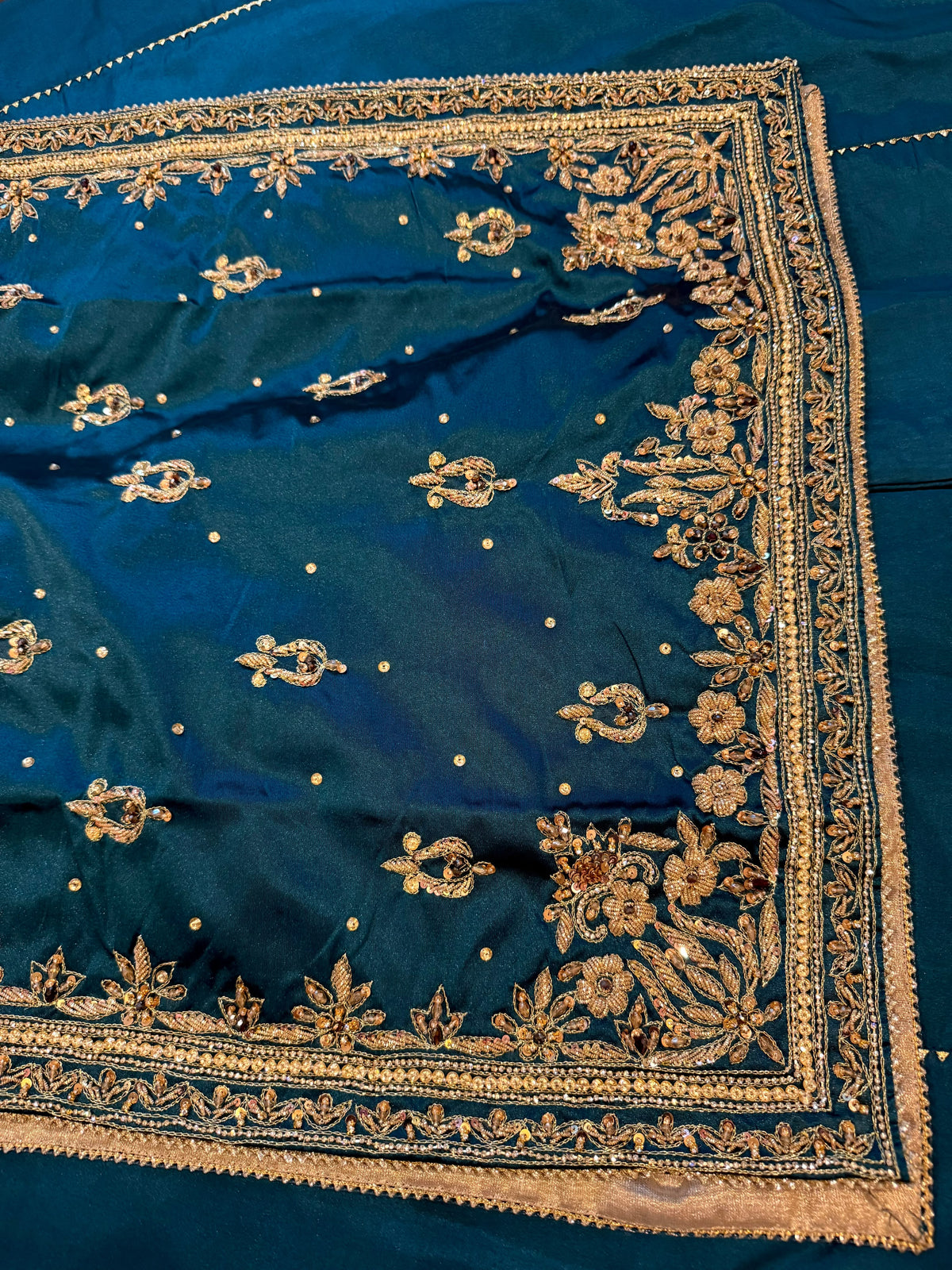 BANARASI HOMEMADE(SEA GREEN)