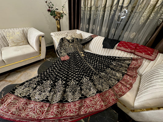 Gladiolus (BLACK and RED)