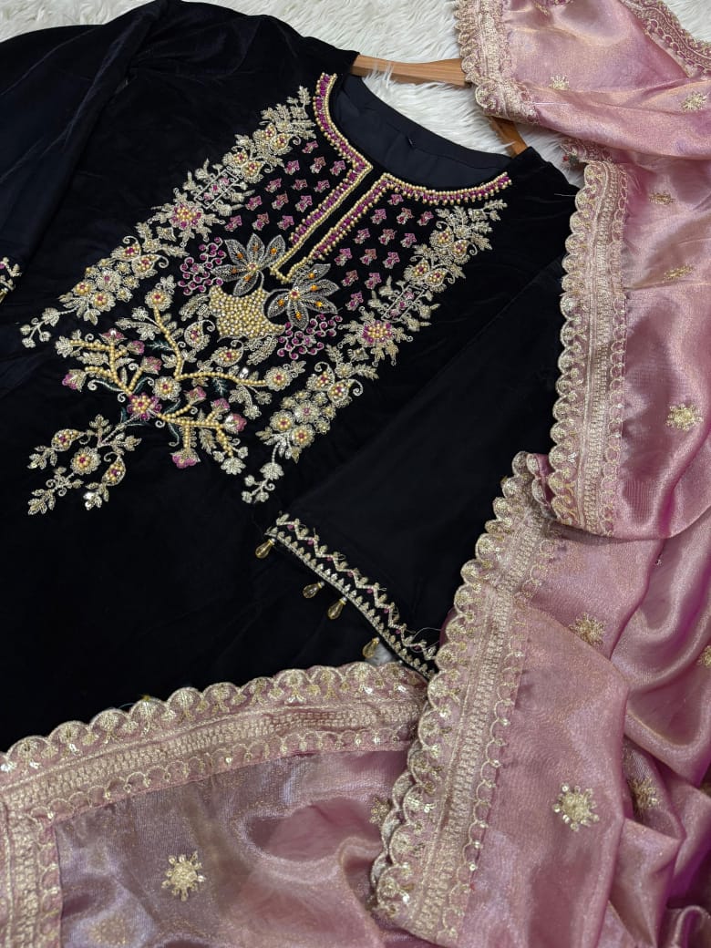 Salvia 3 pc (BLACK and PINK)