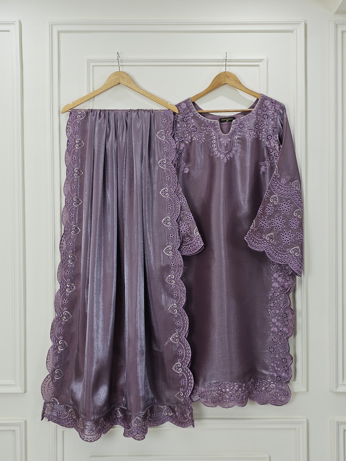 Azalea 2 Pc shirt and dupatta (LAVENDER PURPLE)