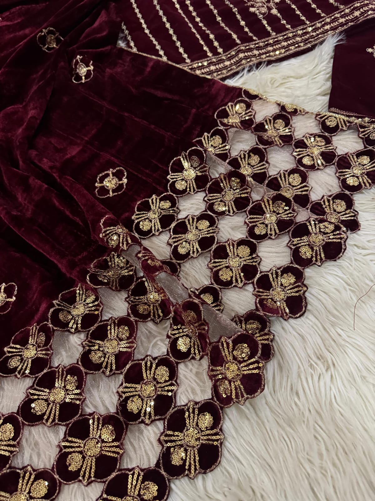 Tansy 3 pc (MAROON)
