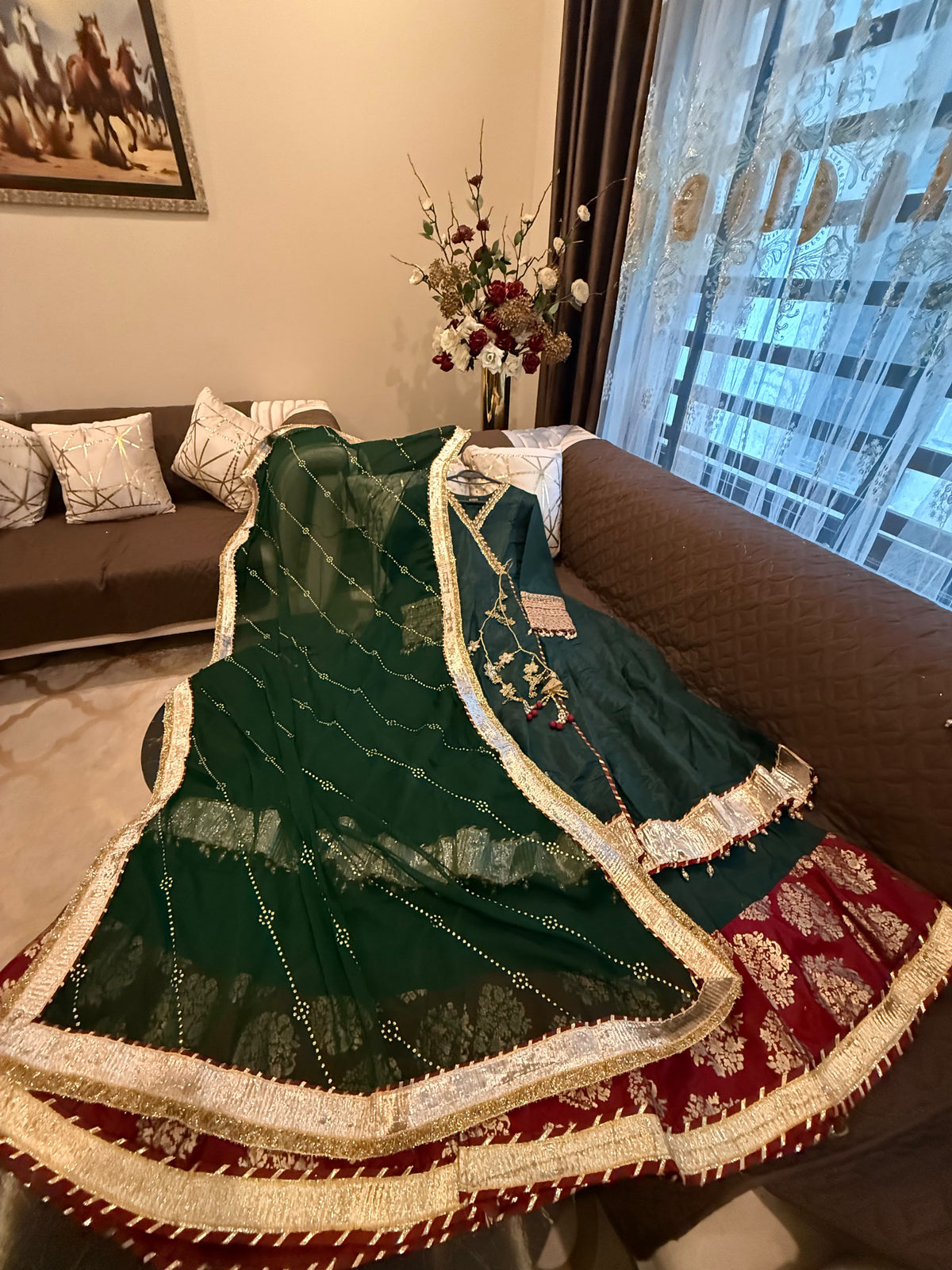 LAILA (BOTTLE GREEN)