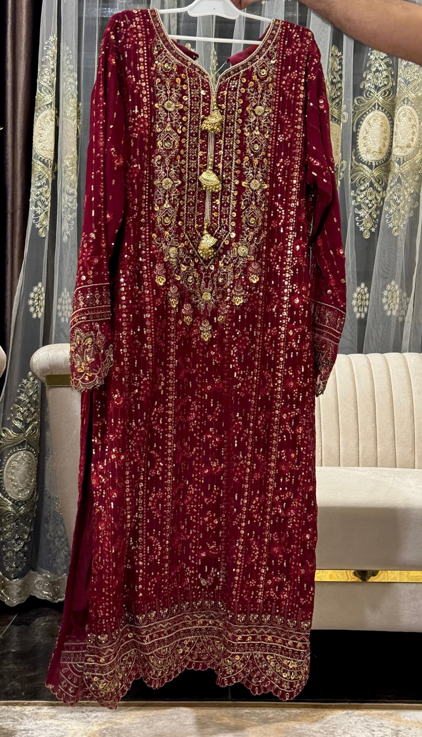 Aster (REDISH MAROON)