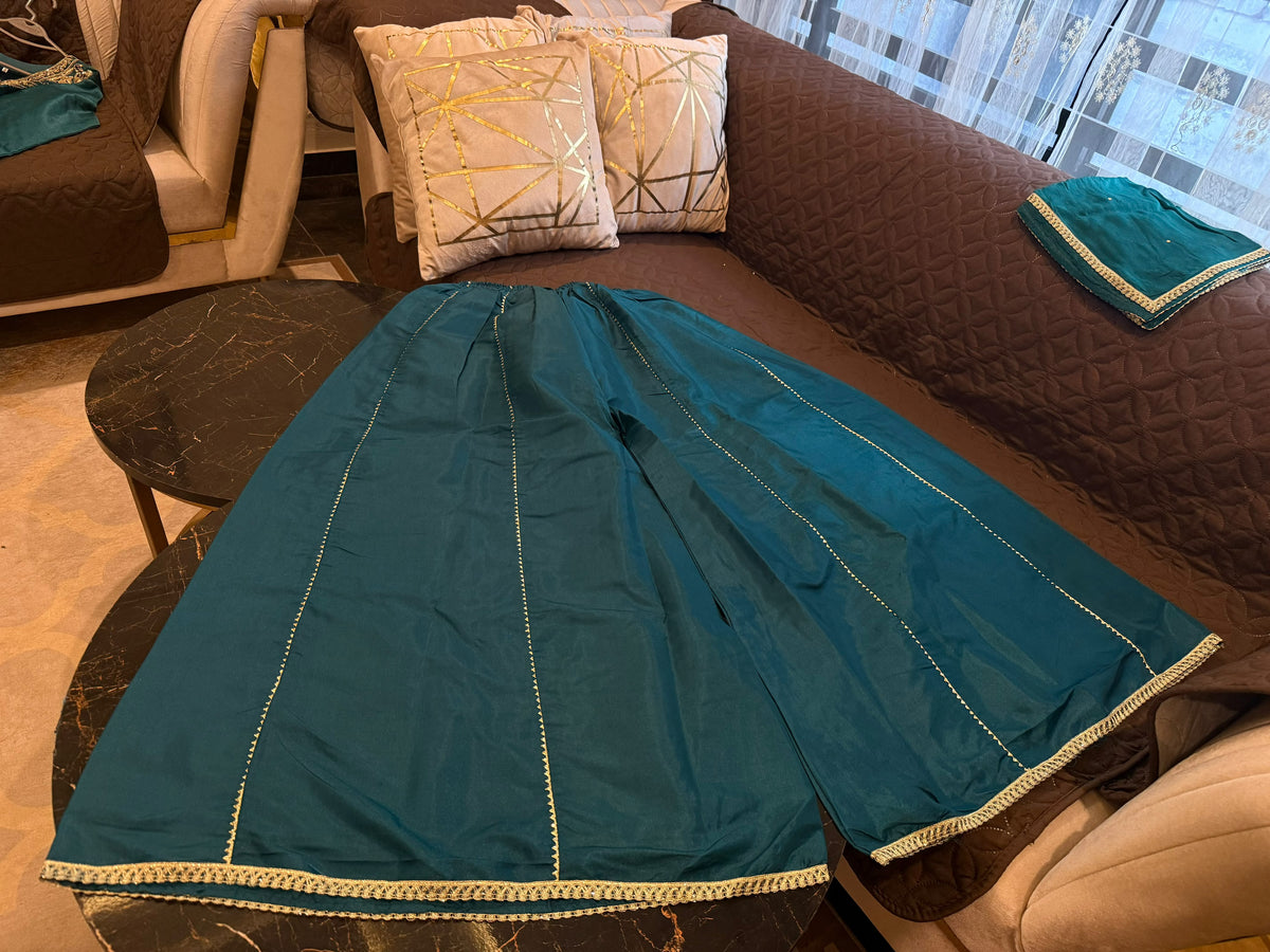 BANARASI HOMEMADE(SEA GREEN)