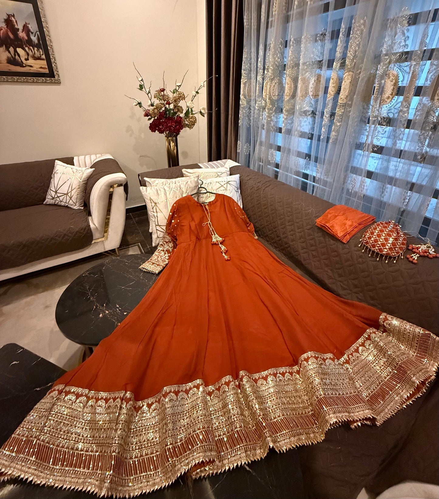 Jasmine (RUST ORANGE)