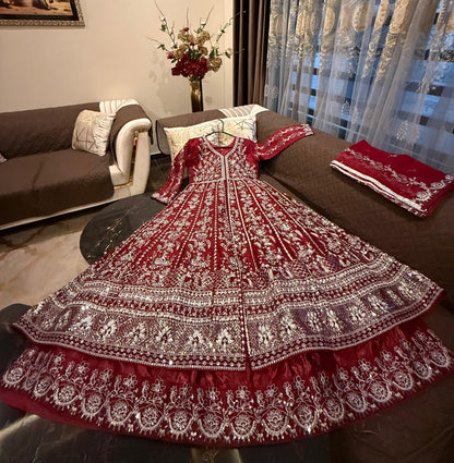 Rania (RED MAROON)