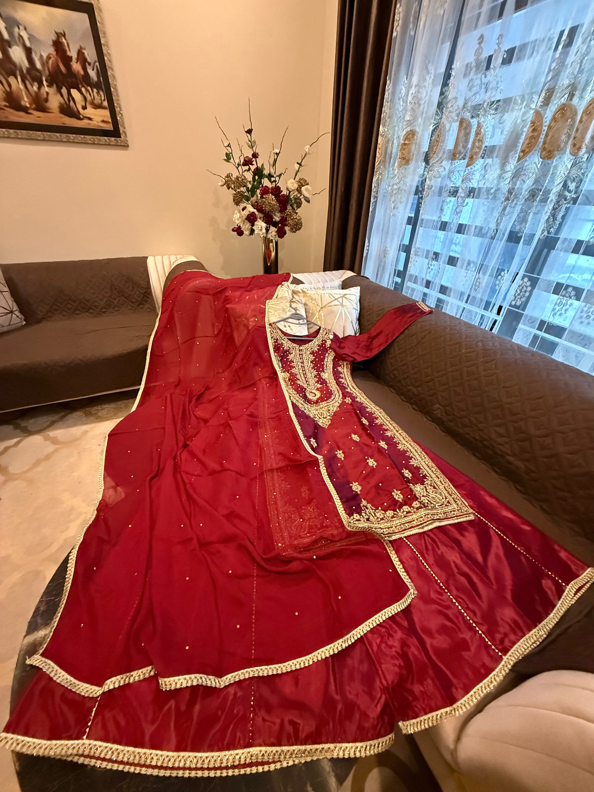 BANARASI HOMEMADE (MAROON)