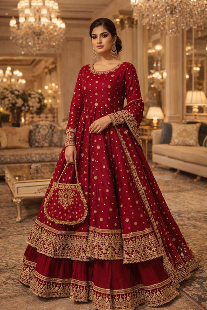 Water Lily (RED MAROON)