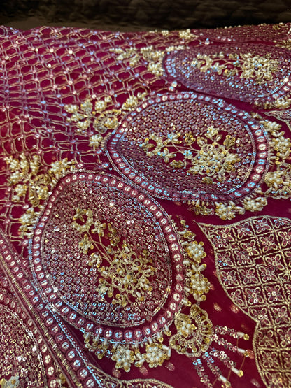 GLADIOLUS (MAROON RED)