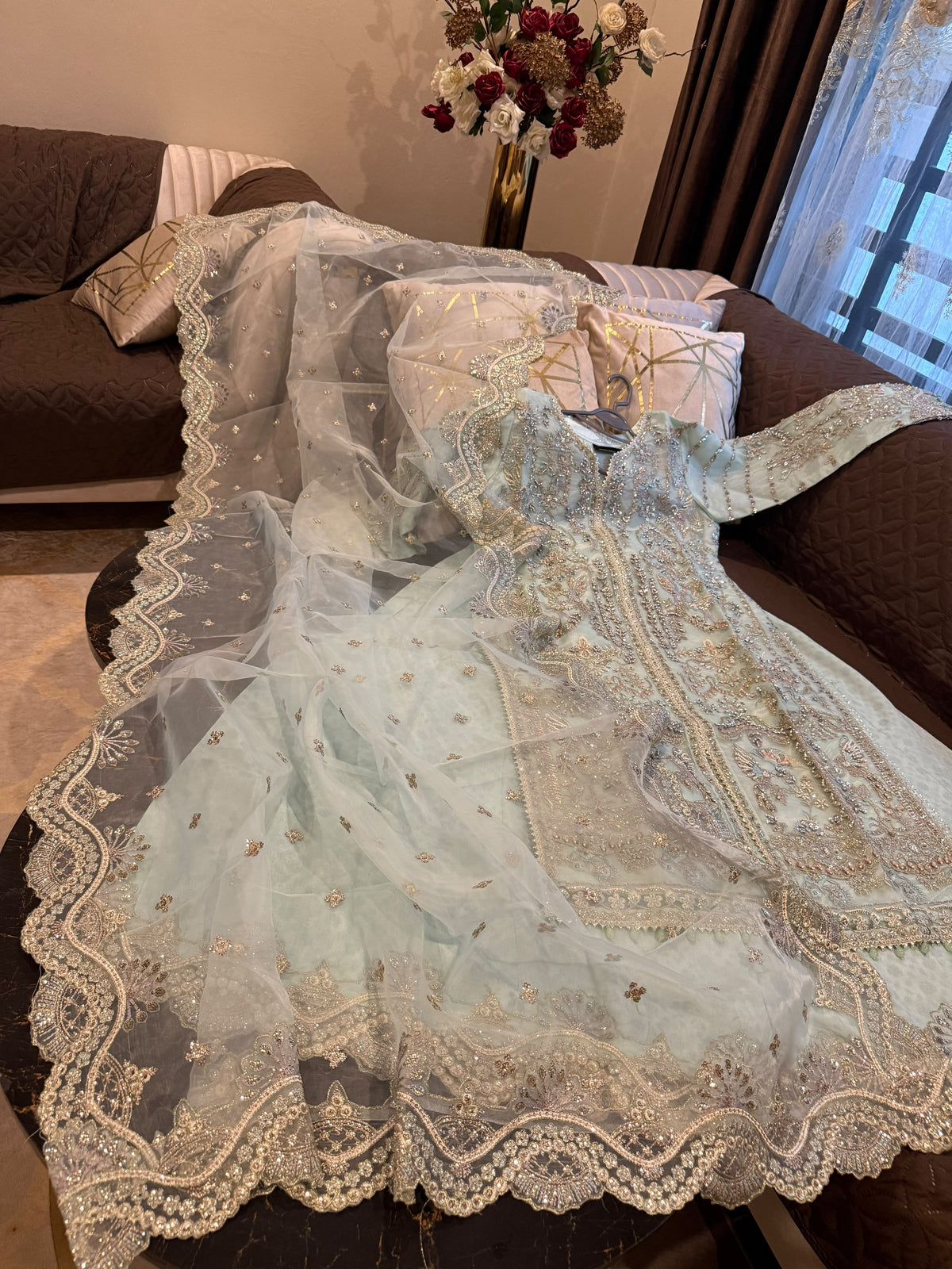 QAISERYA (SAGE BLUE)
