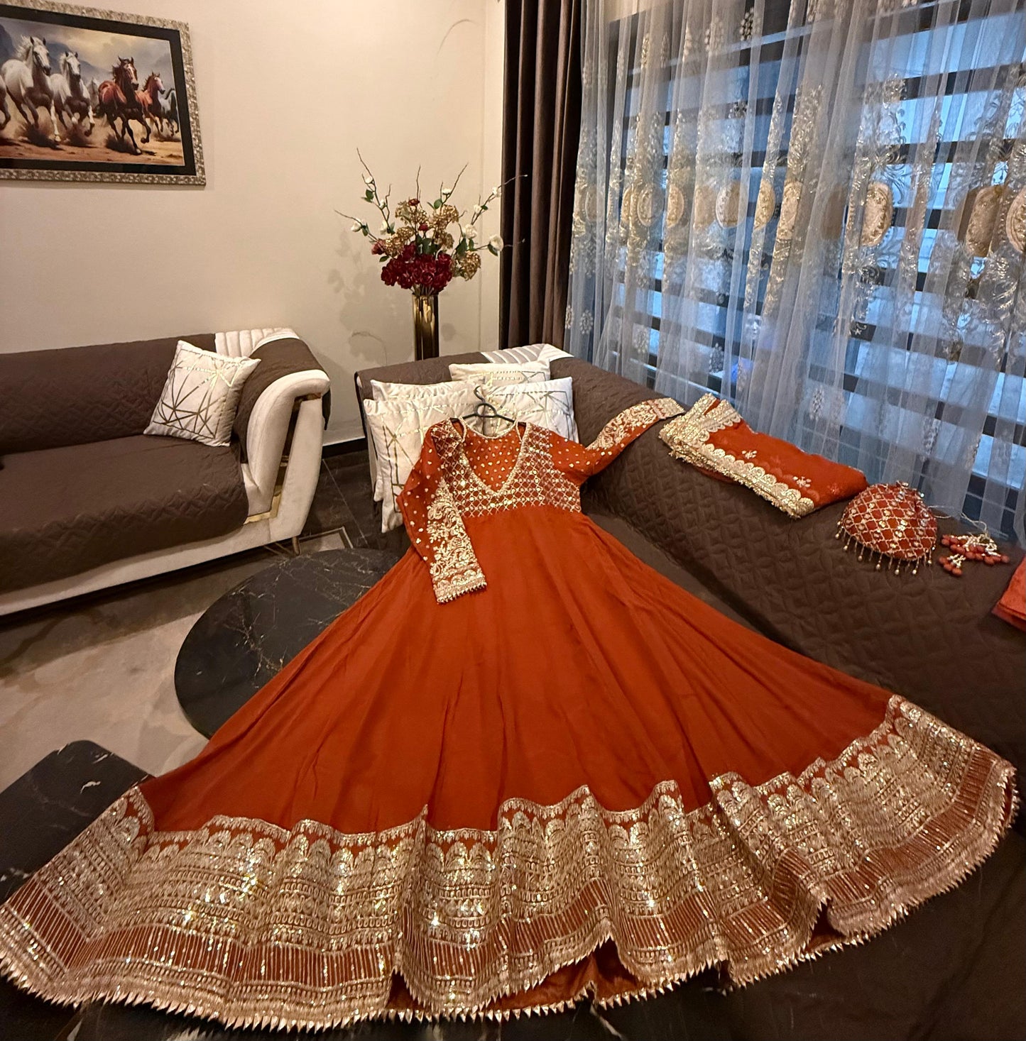 Jasmine (RUST ORANGE)