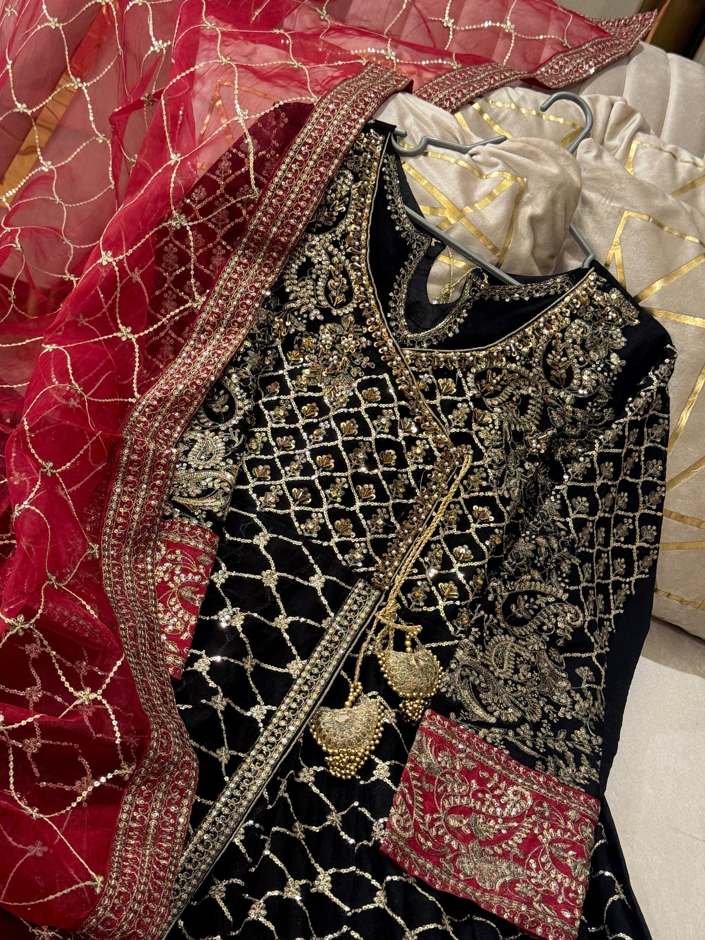 Gladiolus (BLACK and RED)