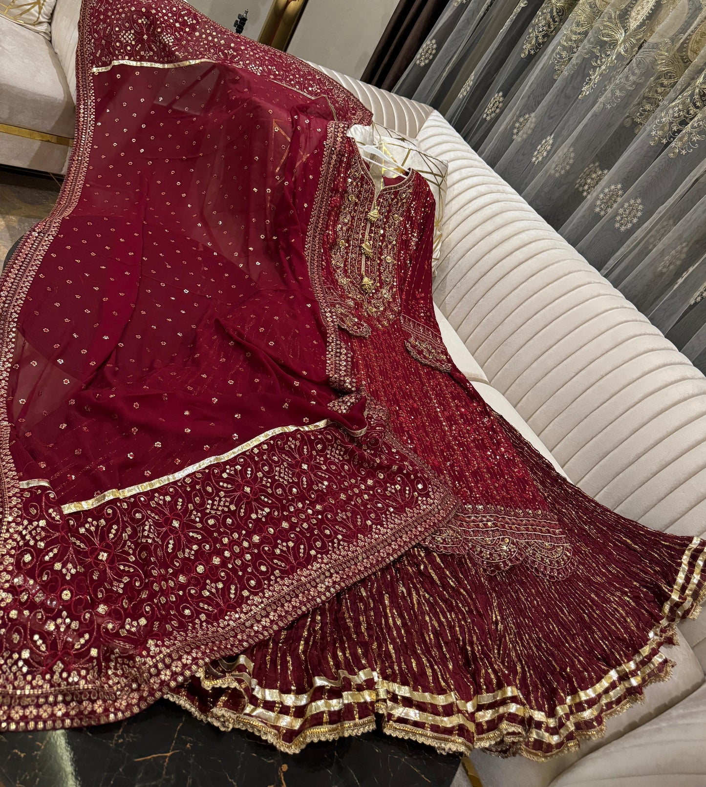 Aster (REDISH MAROON)