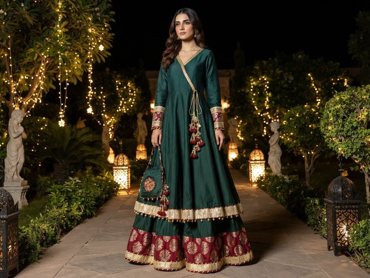 LAILA (BOTTLE GREEN)