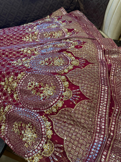 GLADIOLUS (MAROON RED)