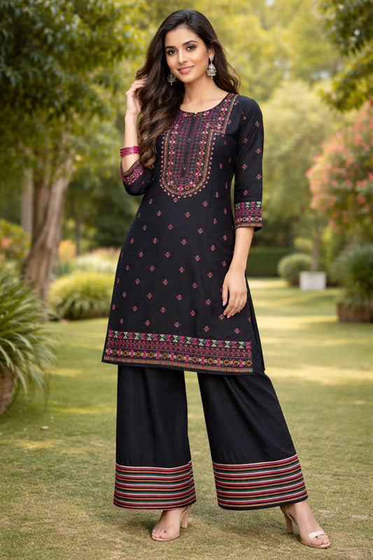 Doria cotton lawn embroided 2 pc