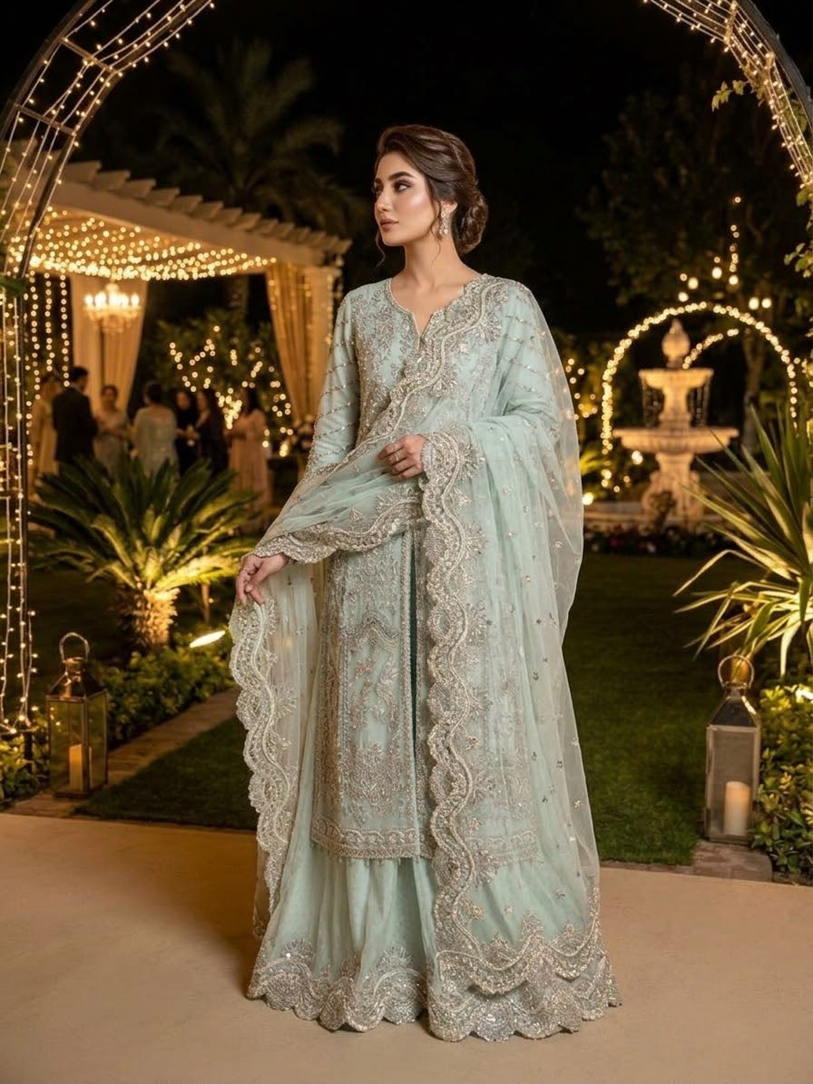 QAISERYA (SAGE BLUE)